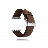 Tmavo hnedý kožený remienok Top Grain pre APPLE WATCH Lavvu LSXACS1, 38-40mm Tmavo hnedý kožený remienok Top Grain pre APPLE WATCH Lavvu LSXACS1, 38-40mm