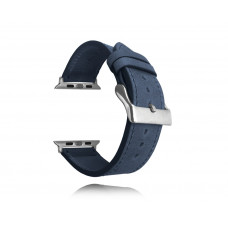Tmavo modrý kožený remienok Top Grain pre APPLE WATCH Lavvu LSXALS2, 42-44mm Tmavo modrý kožený remienok Top Grain pre APPLE WATCH Lavvu LSXALS2, 42-44mm