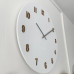 Veľké biele drevené hodiny LAVVU WHITE LCT4070, 50 cm Veľké biele drevené hodiny LAVVU WHITE LCT4070, 50 cm