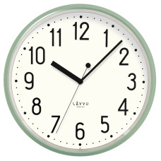 Nástenné hodiny LAVVU LCS3001 Pastels Sweep zelené 29,5 cm plynulý chod Nástenné hodiny LAVVU LCS3001 Pastels Sweep zelené 29,5 cm plynulý chod
