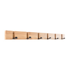 Vešiak na kabáty vyťahovací Present Time PT3976BK, 60cm