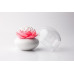 Stojanček na vatové tyčinky Qualy Lotus Cotton Bud, biely-ružový Stojanček na vatové tyčinky Qualy Lotus Cotton Bud, biely-ružový