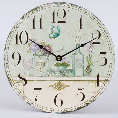 Nástenné hodiny HLC, Motýľ C1284, 30cm