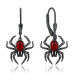 Čierne ródiované náušnice pavúky s červenými zirkónmi Minet JMAS0306BE00 Čierne ródiované náušnice pavúky s červenými zirkónmi Minet JMAS0306BE00