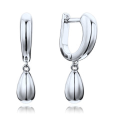 Elegantné strieborné náušnice Minet JMAS0294SE00