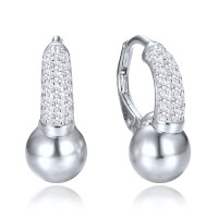 Elegantné strieborné náušnice so zirkónmi Minet JMAS0321SE00 Elegantné strieborné náušnice so zirkónmi Minet JMAS0321SE00
