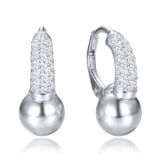 Elegantné strieborné náušnice so zirkónmi Minet JMAS0321SE00 Elegantné strieborné náušnice so zirkónmi Minet JMAS0321SE00