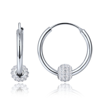 Elegantné strieborné náušnice so zirkónmi Minet JMAS0322SE00 Elegantné strieborné náušnice so zirkónmi Minet JMAS0322SE00