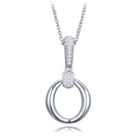 Elegantný strieborný náhrdelník so zirkónmi Minet JMAS0323SN45 Elegantný strieborný náhrdelník so zirkónmi Minet JMAS0323SN45