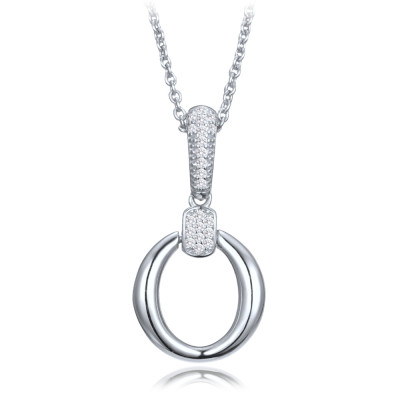 Elegantný strieborný náhrdelník so zirkónmi Minet JMAS0323SN45 Elegantný strieborný náhrdelník so zirkónmi Minet JMAS0323SN45