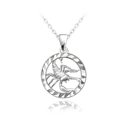 Strieborný náhrdelník Zodiak - Škorpión Minet JMAS9411SN45 Strieborný náhrdelník Zodiak - Škorpión Minet JMAS9411SN45
