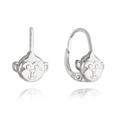 Strieborné náušnice Monkey Minet JMAD0039SE00 Strieborné náušnice Monkey Minet JMAD0039SE00
