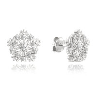 Strieborné náušnice SNOWFLAKES s bielymi zirkónmi Minet JMAS8038SE00 Strieborné náušnice SNOWFLAKES s bielymi zirkónmi Minet JMAS8038SE00