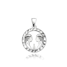 Strieborný prívesok Zodiak - Blíženci Minet JMAS9406SP00 Strieborný prívesok Zodiak - Blíženci Minet JMAS9406SP00