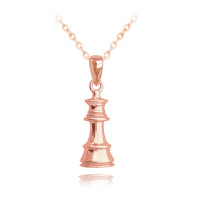 Strieborný náhrdelník CHESS- QUEEN, Minet JMAN0299RN45 Strieborný náhrdelník CHESS- QUEEN, Minet JMAN0299RN45