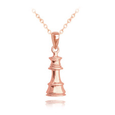 Strieborný náhrdelník CHESS- QUEEN, Minet JMAN0299RN45 Strieborný náhrdelník CHESS- QUEEN, Minet JMAN0299RN45