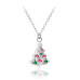 Vianočný strieborný náhrdelník CHRISTMAS TREE Minet JMAS8044SN42 Vianočný strieborný náhrdelník CHRISTMAS TREE Minet JMAS8044SN42