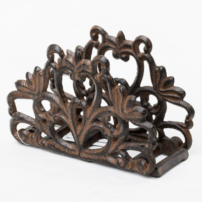 Držiak na servítky ORNAMENT, kov , flor0092, 14cm