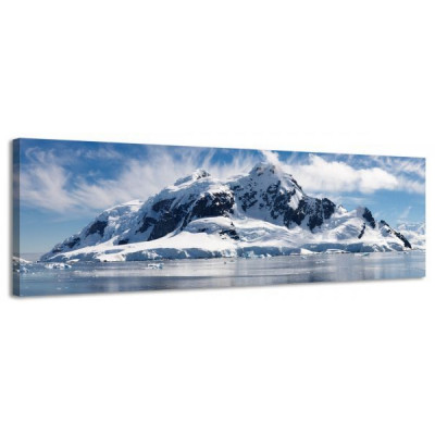Obraz na plátne Panoráma, Antarktída, 36x118cm Obraz na plátne Panoráma, Antarktída, 36x118cm