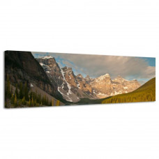 Obraz na plátne Panoráma, Bergsonne , 36x118cm Obraz na plátne Panoráma, Bergsonne , 36x118cm