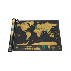 Stieracia mapa sveta Deluxe 83x60cm, GM4010