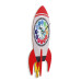 Detské kyvadlové hodiny MPM Fernse raketa 4468.B, 35cm Detské kyvadlové hodiny MPM Fernse raketa 4468.B, 35cm