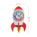 Detské kyvadlové hodiny MPM Fernse raketa 4468.B, 35cm Detské kyvadlové hodiny MPM Fernse raketa 4468.B, 35cm