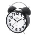 Kovový retro budík s hlasným zvonením MPM C01.4056.90, čierny, 15 cm Kovový retro budík s hlasným zvonením MPM C01.4056.90, čierny, 15 cm