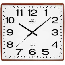 Hranaté nástenné hodiny MPM 4225.50 Hranaté nástenné hodiny MPM 4225.50