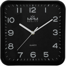 Hranaté nástenné hodiny MPM 4234.90, 22 cm Hranaté nástenné hodiny MPM 4234.90, 22 cm