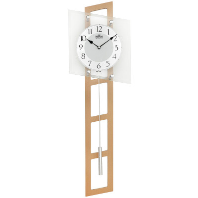 Kyvadlové hodiny MPM 3187.53 svetlé drevo, 70cm Kyvadlové hodiny MPM 3187.53 svetlé drevo, 70cm