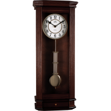 Drevené nástenné hodiny s kyvadlom MPM E03.3892.54, 62cm