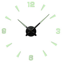 Nalepovacie hodiny PRIM Luminiferous II, zelená 120 cm