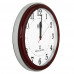 Nástenné hodiny MPM, DCF signál, 2492.55 - gaštan, 38cm