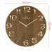 Drevené nástenné hodiny MPM Timber Simplicity E07M.4222.5480 – tmavé drevo, 30 cm