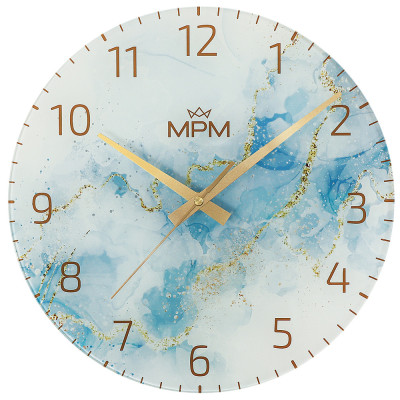 Nástenné hodiny MPM Onyx 4375, 30cm Nástenné hodiny MPM Onyx 4375, 30cm