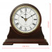 Drevené stolové hodiny MPM E03.3887.54 s rímskymi číslicami – tmavé drevo, 23 cm