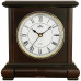 Drevené stolové hodiny MPM E03.3888.54 s rímskymi číslicami a zásuvkou – tmavé drevo, 23 cm Drevené stolové hodiny MPM E03.3888.54 s rímskymi číslicami a zásuvkou – tmavé drevo, 23 cm