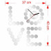 Nalepovacie nástenné hodiny, Mirror Love, 37x40cm Nalepovacie nástenné hodiny, Mirror Love, 37x40cm
