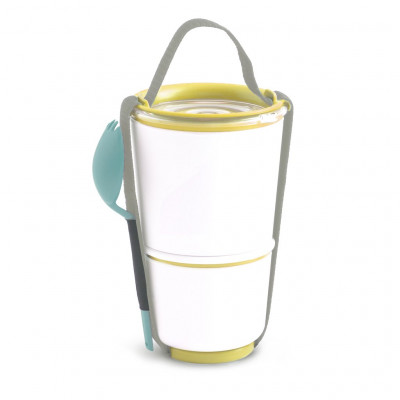 Black-Blum Lunch Pot BoxAppetit 800ml, biely/medový Black-Blum Lunch Pot BoxAppetit 800ml, biely/medový