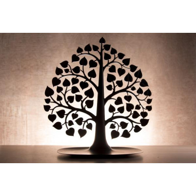 Stojanček na šperky Qualy Bodhi Accessories Tree, čierny