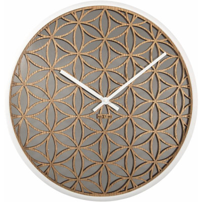 Dizajnové nástenné hodiny 3194wi Nextime Bella Mirror 50cm Dizajnové nástenné hodiny 3194wi Nextime Bella Mirror 50cm