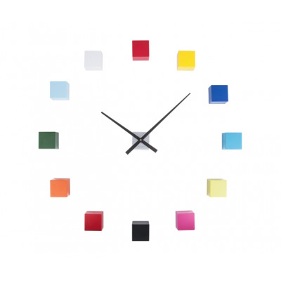 Nástenné hodiny Karlsson KA5698MC Diy Cubic Multicolor Nástenné hodiny Karlsson KA5698MC Diy Cubic Multicolor