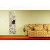 2-dielny obraz s hodinami, Print, 158x46cm 2-dielny obraz s hodinami, Print, 158x46cm