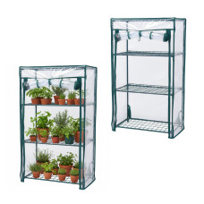 Balkónový skleník s PVC fóliou 2ks RD53019