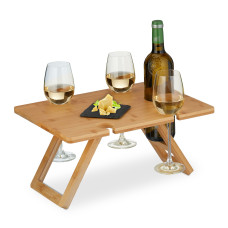 Bambusový piknikový vínny stôl RD44136
