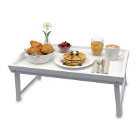 Bambusový podnos na posteľ RD51798, biela Bambusový podnos na posteľ RD51798, biela