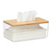 Priehľadný box na papierové vreckovky Relaxdays s bambusovým vekom (RD10046933) Priehľadný box na papierové vreckovky Relaxdays s bambusovým vekom (RD10046933)