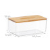 Priehľadný box na papierové vreckovky Relaxdays s bambusovým vekom (RD10046933) Priehľadný box na papierové vreckovky Relaxdays s bambusovým vekom (RD10046933)