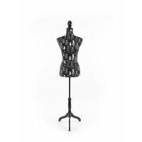 Dámska krajčírska figurína Relaxdays RD51717 veľkosť 36/38 výškovo nastaviteľná